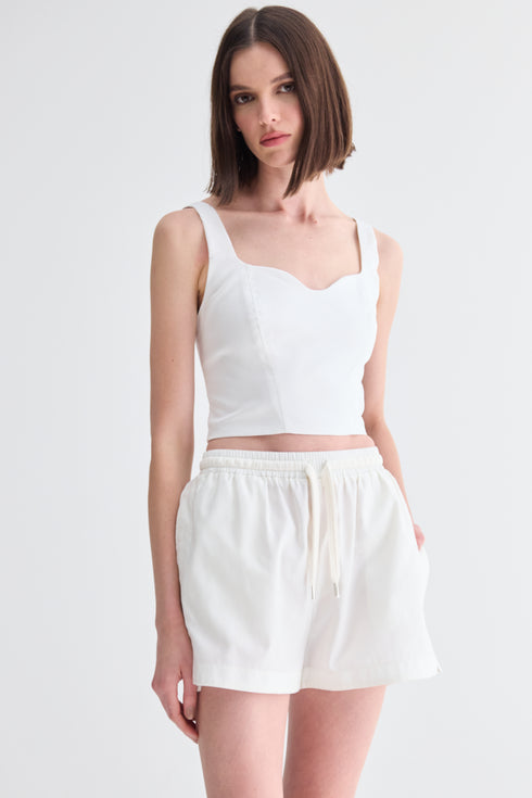 SHORTS AMARRAÇÃO OFF WHITE